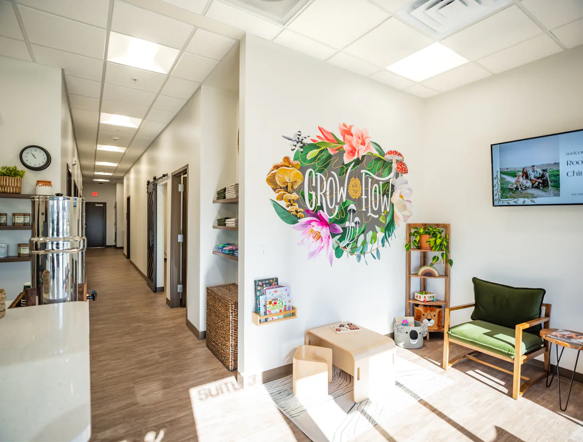Rooted Family Chiropractic – Bondurant, IA, completed project view 2 of 4