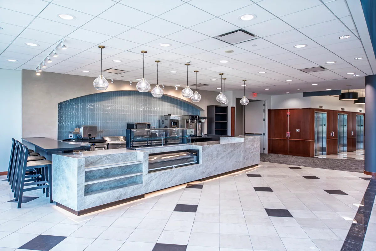 Atlas Cafe completed construction project