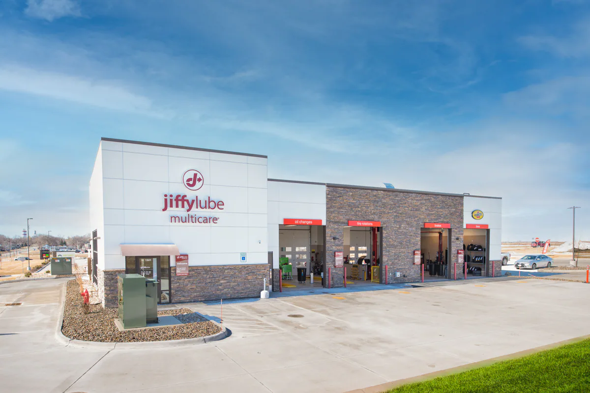 Jiffy Lube Grimes completed construction project